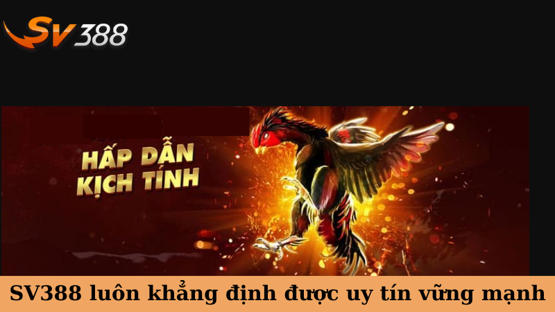 SV388 luôn khẳng định được uy tín vững mạnh