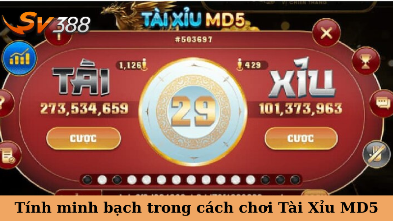 Tính minh bạch trong cách chơi Tài Xỉu MD5