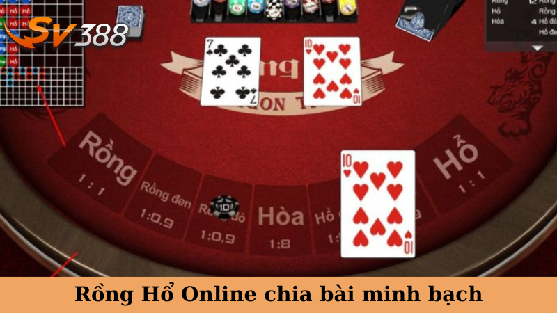 Rồng Hổ Online chia bài minh bạch