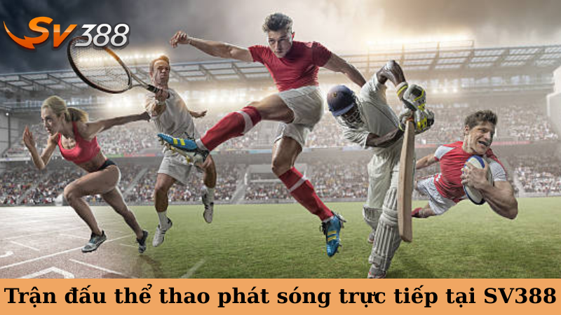Trận đấu thể thao phát sóng trực tiếp tại SV388