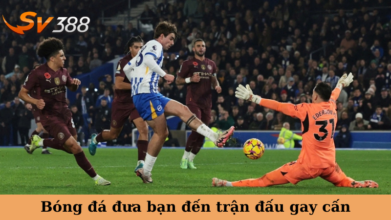 Bóng đá đưa bạn đến trận đấu gay cấn
