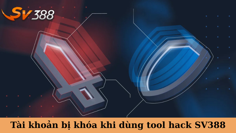 Tài khoản bị khóa khi dùng tool hack SV388